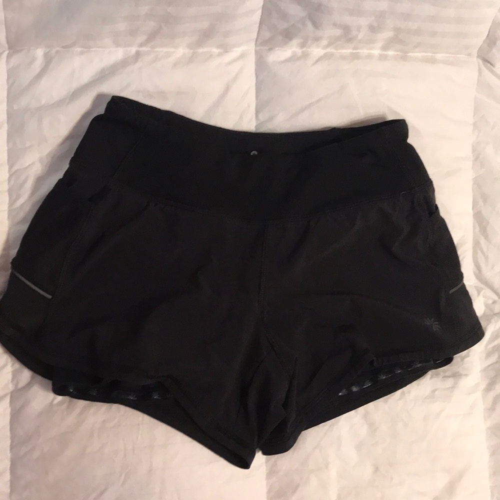 black xxs athleta shorts